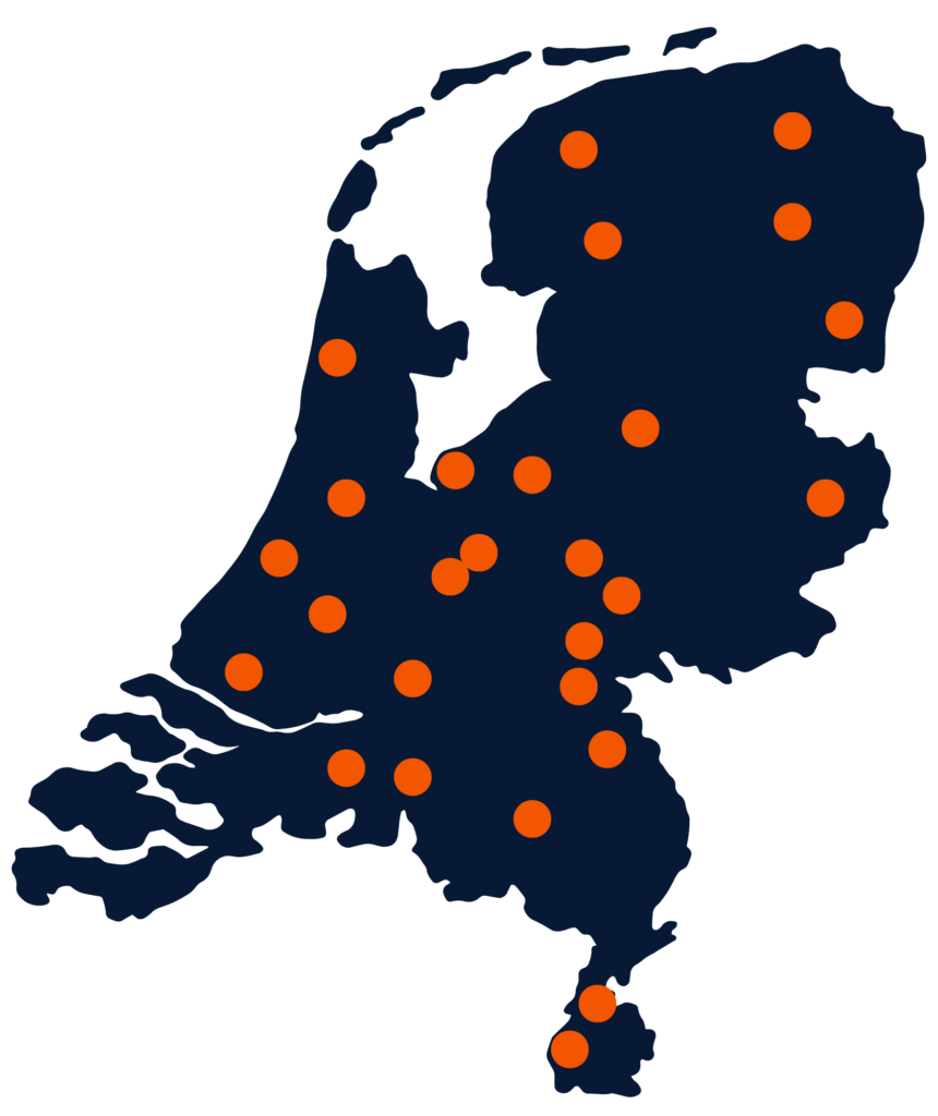Overzicht locaties ArdoSZ in Nederland Overzicht locaties ArdoSZ in Nederland